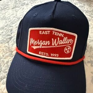 Navy and Red Baseball Cap